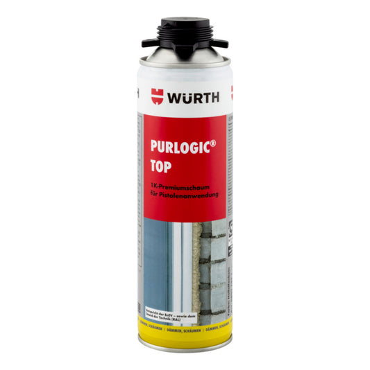 15 x Würth Purlogic Top 1K Pistolenschaum Betongrau Bauschaum Montageschaum