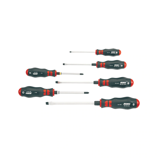 Würth Schraubendreher Satz Schraubenzieher Set 6 tlg. Zebra