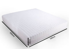 Easy Comfort Matratze Komfortschaum Rollmatratze H3 30cm Weiß 160x200 cm