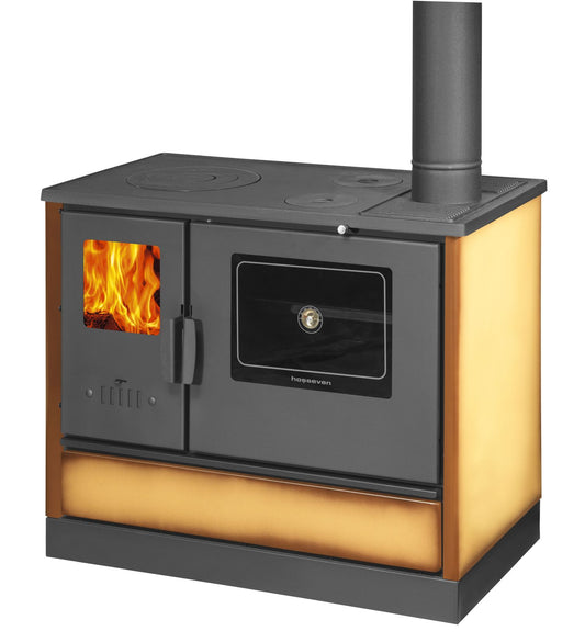 Küchenofen Holzherd Kaminofen Herd Gusseisen 7,9KW BimSchV2 EEK A+
