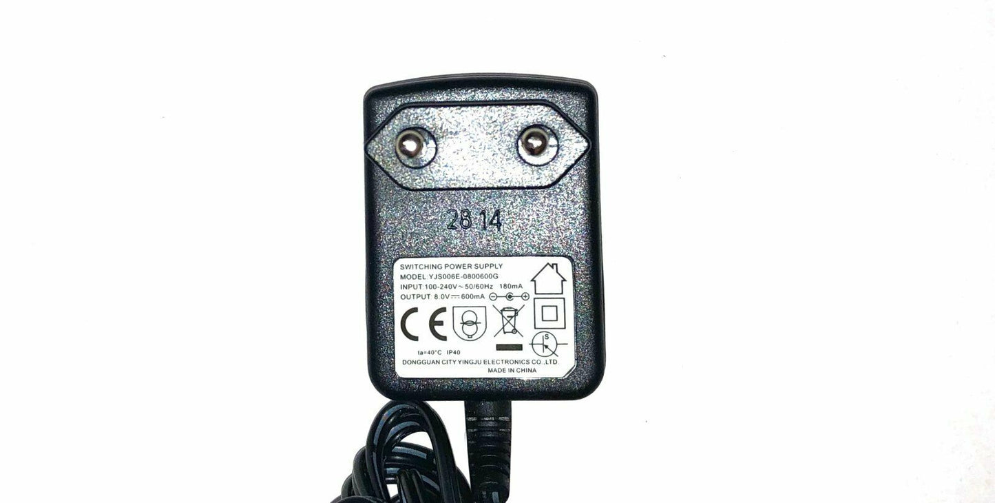 Ladekabel Ladegerät Ladebuchs 8v 600mA Informations Technik