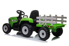Kinder Elektroauto Traktor Anhänger Kinderauto Kinderfahrzeug Usb Mp3