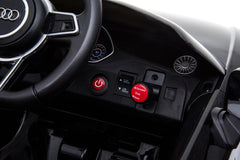 Kinder Elektro Auto Audi Tt Rs Cabrio mit Fernbedienung Usb und Mp3 Anschluss 2x30W Motoren und 12V