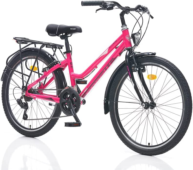 fahrräder 24 zoll mädchen 24 Zoll Alu Fahrrad Cityrad 24 Mädchen Fahrrad Rad 21G Rh 38 cm STVO – NestWay