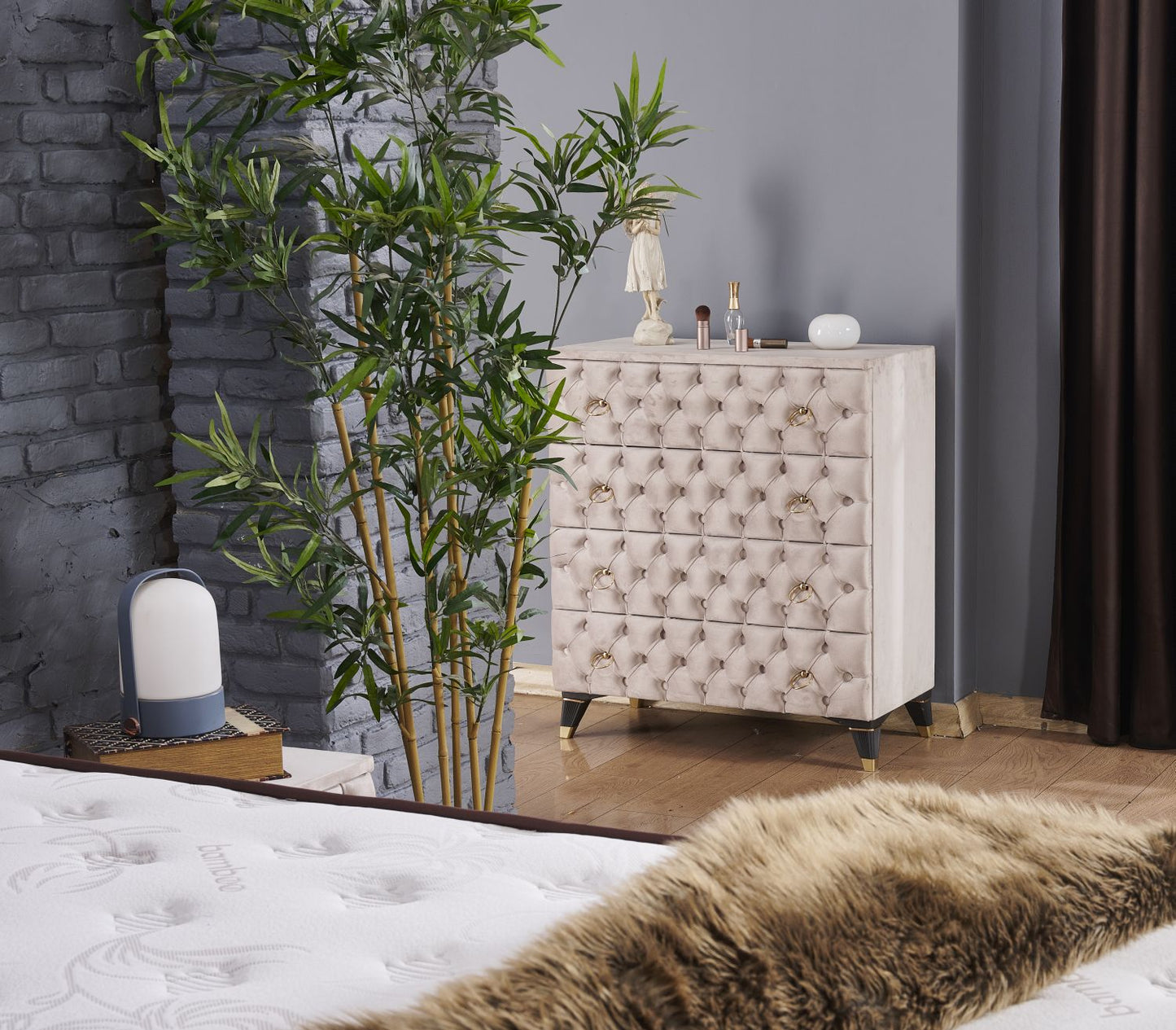 Boxspringbett Baza Yatak Boxspring Bett 160x200 Komplett Set Frezya