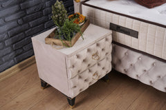Boxspringbett Baza Yatak Boxspring Bett 160x200 Komplett Set Frezya