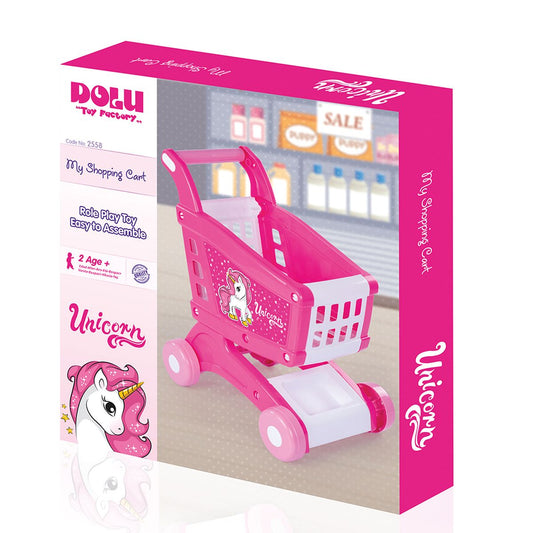 Unicorn Einhorn Kinder Supermarkt Einkaufswagen Kinderwagen Neu Rosa Kunststoff
