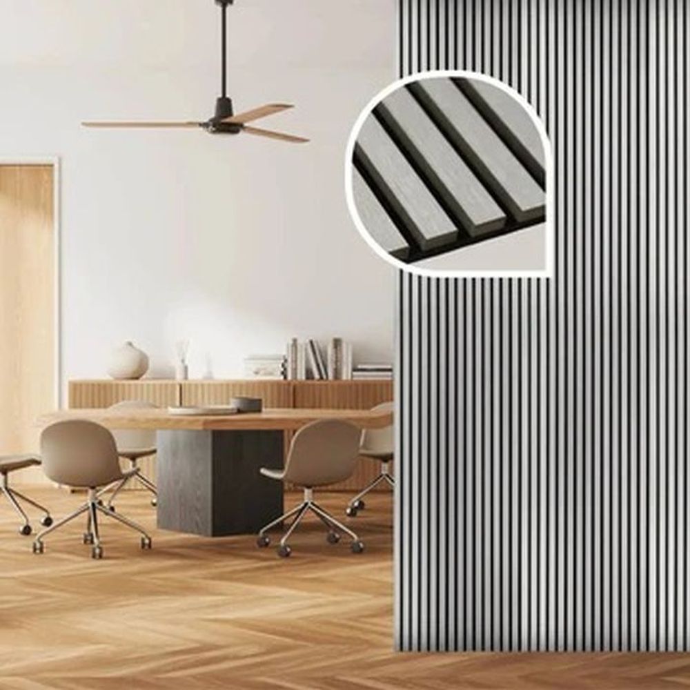 2x Akustikpaneele Wandpaneele Raumakustik Holz Filz Wandverkleidung 120x60cm