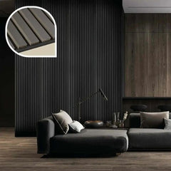 2x Akustikpaneele Wandpaneele Raumakustik Holz Filz Wandverkleidung 120x60cm