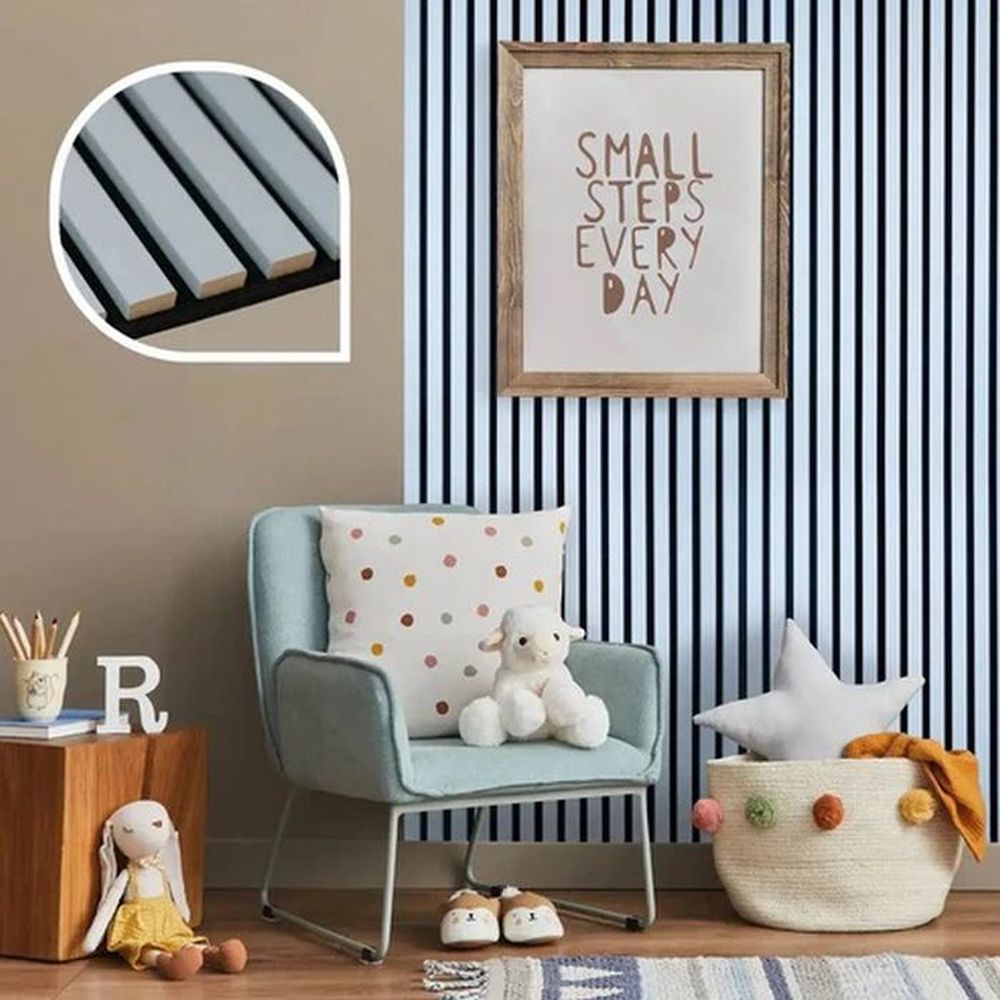 2x Akustikpaneele Wandpaneele Raumakustik Holz Filz Wandverkleidung 120x60cm