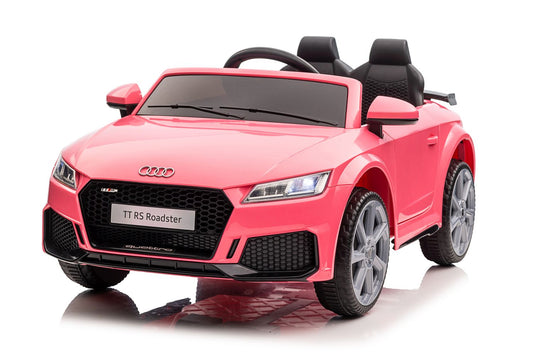Kinder Elektro Auto Audi Tt Rs Cabrio mit Fernbedienung Usb und Mp3 Anschluss 2x30W Motoren und 12V