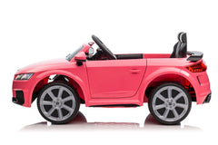Kinder Elektro Auto Audi Tt Rs Cabrio mit Fernbedienung Usb und Mp3 Anschluss 2x30W Motoren und 12V