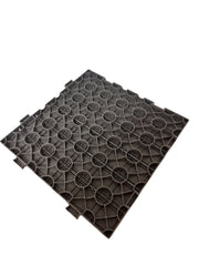 Terrassenfliesen Terrassen Boden Fliesen 50x50cm Braun Kunststoff