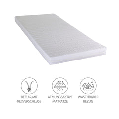 Comfort Matratze Komfortschaum Rollmatratze Härtegrad 3 (H3) 70x140cm