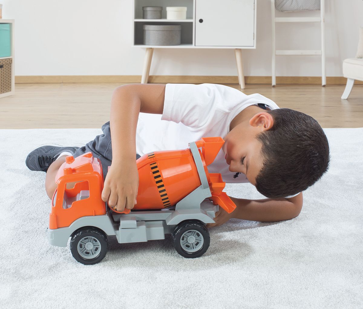 LKW Betonmischer Kinderspielzeug Baufahrzeug Sandkastenspielzeug Beton Auto Neu