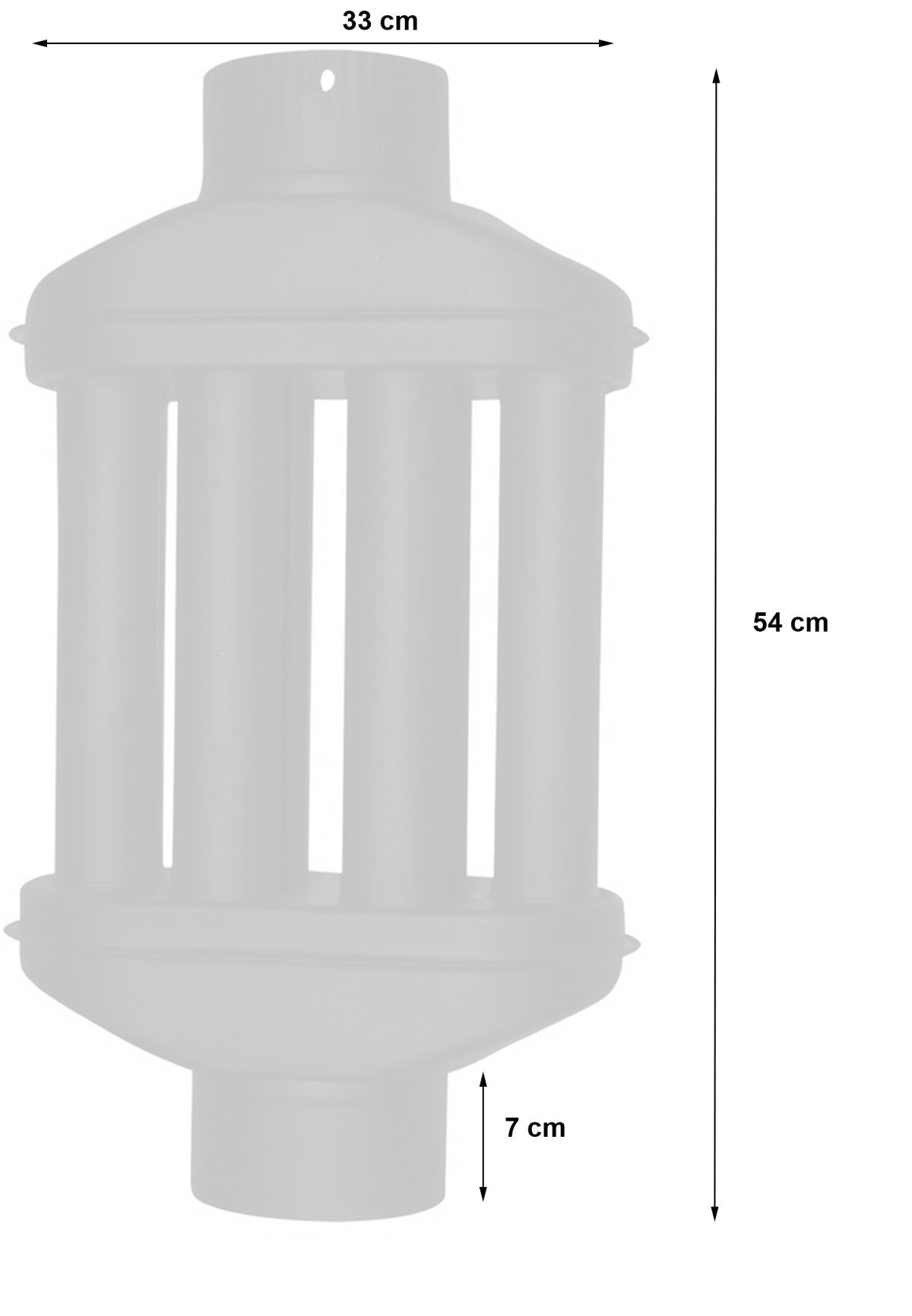 Abgaswärmetauscher 130mm Warmlufttauscher 6 Rohre Kaminrohr Rauchrohr Rauchgaskühler Abgasrohr Ofenrohr