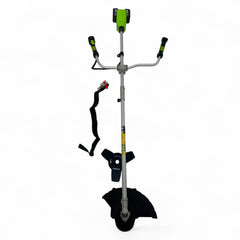 40V 2in1-Akku-Freischneider Trimmer Garten Gerät Kombigerät 2 x Akku + Doppelladegerät