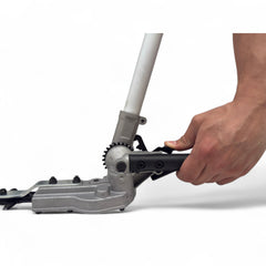 Benzin Motorsense 4in1 Multitool für Garten - Rasentrimmer, Heckenschere, Hochentaster, Kettensäge