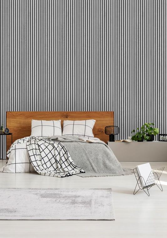 Akustikpaneele Holz 3D 2x Akustik Wandpaneel 240x60cm Wandverkleidung Silver Oak