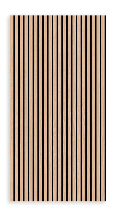 Akustikpaneele Holz 3D 2x Akustik Wandpaneel 240x60cm Wandverkleidung Classic oak