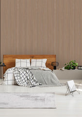 Akustikpaneele Holz 3D 2x Akustik Wandpaneel 240x60cm Wandverkleidung Classic oak