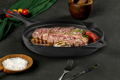 Gusseisen Grillpfanne Gusseisen Pfanne Grill Steak Induktion