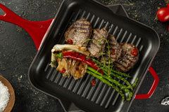 Gusseisen Grillpfanne Gusseisen Pfanne Grill Steak Induktion