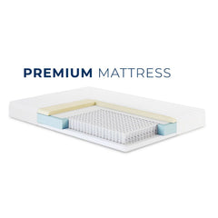 Taschenfederkernmatratze 160x200 H3 Ergonomische 7 Zonen Matratze Höhe 25cm