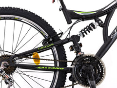 26 Zoll Fahrrad Vollgefedert 21 Gang 26" Jugend Rad Mountainbike MTB Fullsuspension