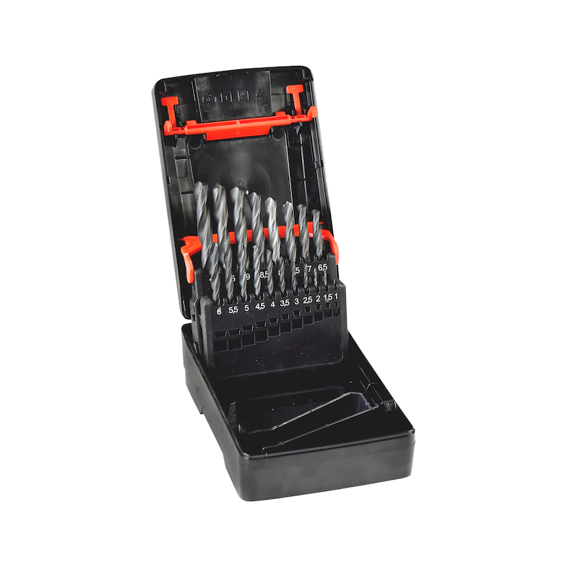 Würth HSS Spiralbohrer Set DIN 338 TYP RN 118° 19tlg 1-10mm Kassette Sortiment