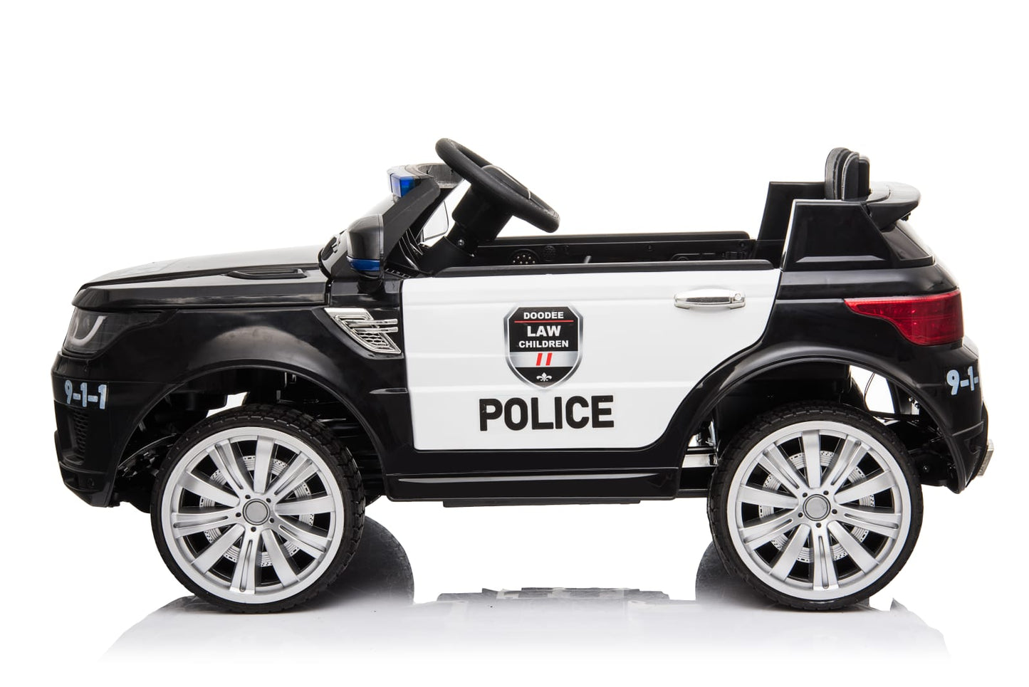 Kinderfahrzeug Elektro Auto Kinder Auto Polizei 12V 2x35W USB MP3
