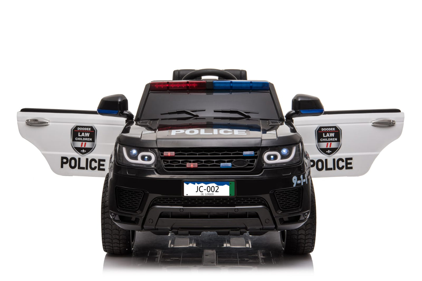 Kinderfahrzeug Elektro Auto Kinder Auto Polizei 12V 2x35W USB MP3