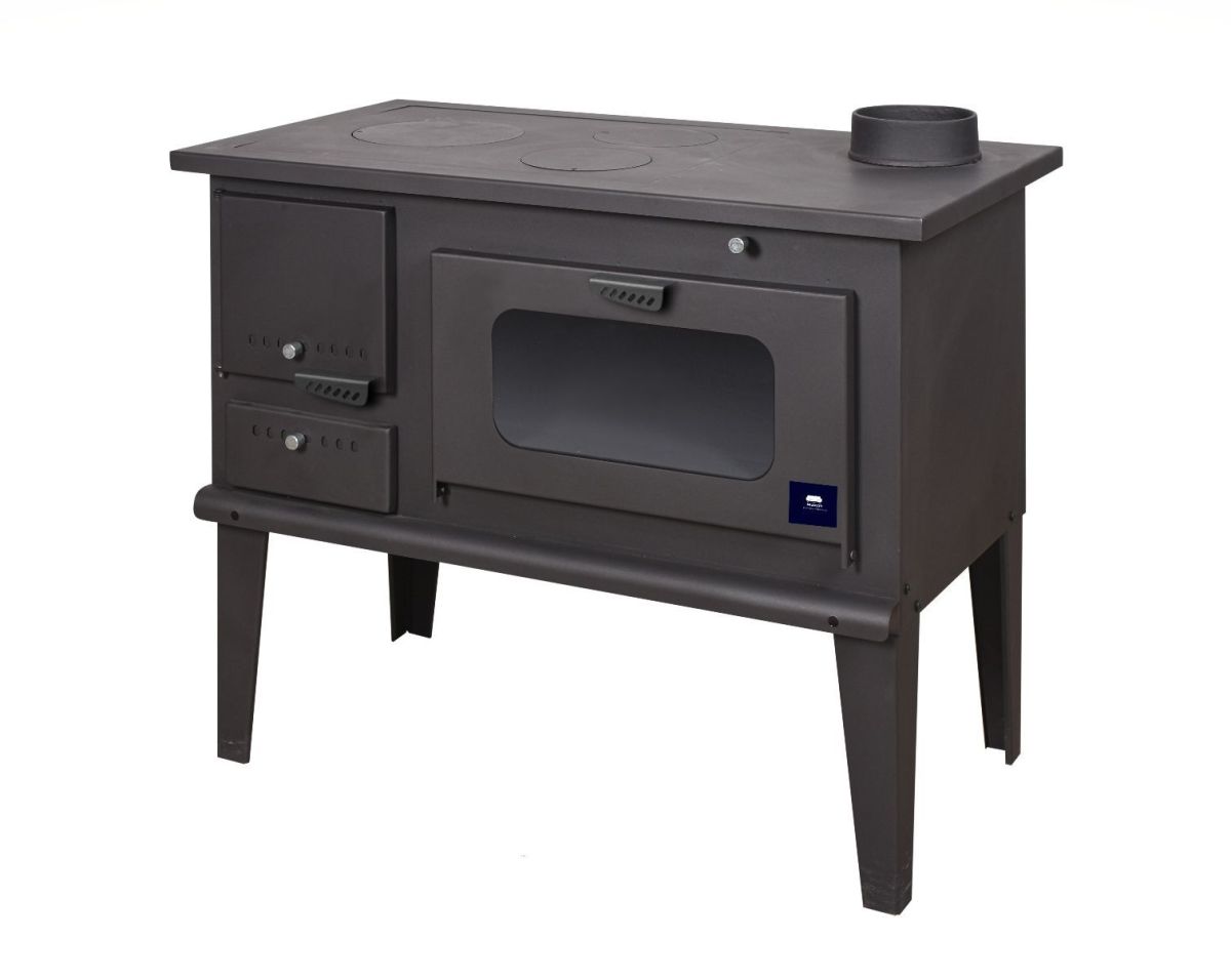 Küchenofen Holzherd Kaminofen Herd Gusseisen 7,9KW BimSchV2 EEK A+