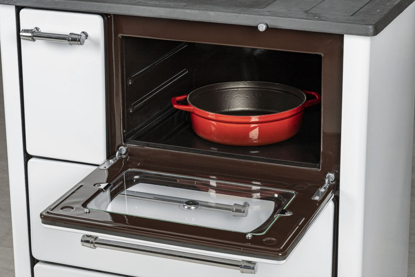 Küchenofen Holzherd Kaminofen Herd Gusseisen 7,9KW BimSchV2 EEK A+