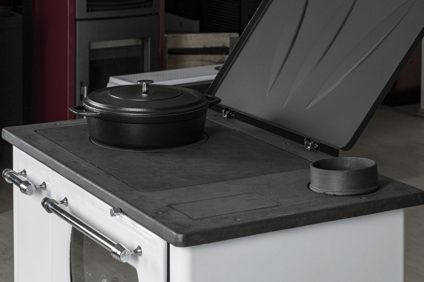 Küchenofen Holzherd Kaminofen Herd Gusseisen 7,9KW BimSchV2 EEK A+