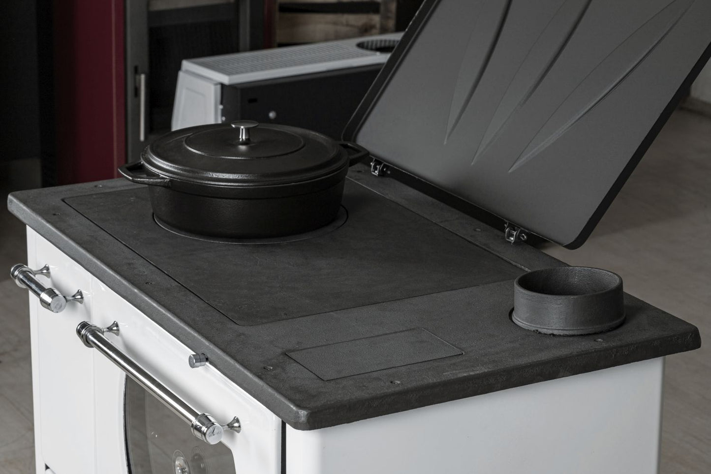 Küchenofen Holzherd Kaminofen Herd Gusseisen 7,9KW BimSchV2 EEK A+