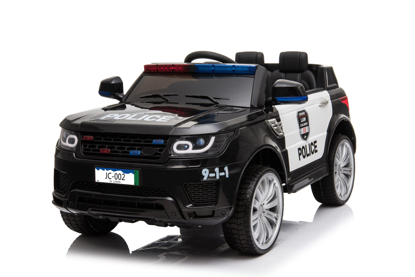 Kinderfahrzeug Elektro Auto Kinder Auto Polizei 12V 2x35W USB MP3