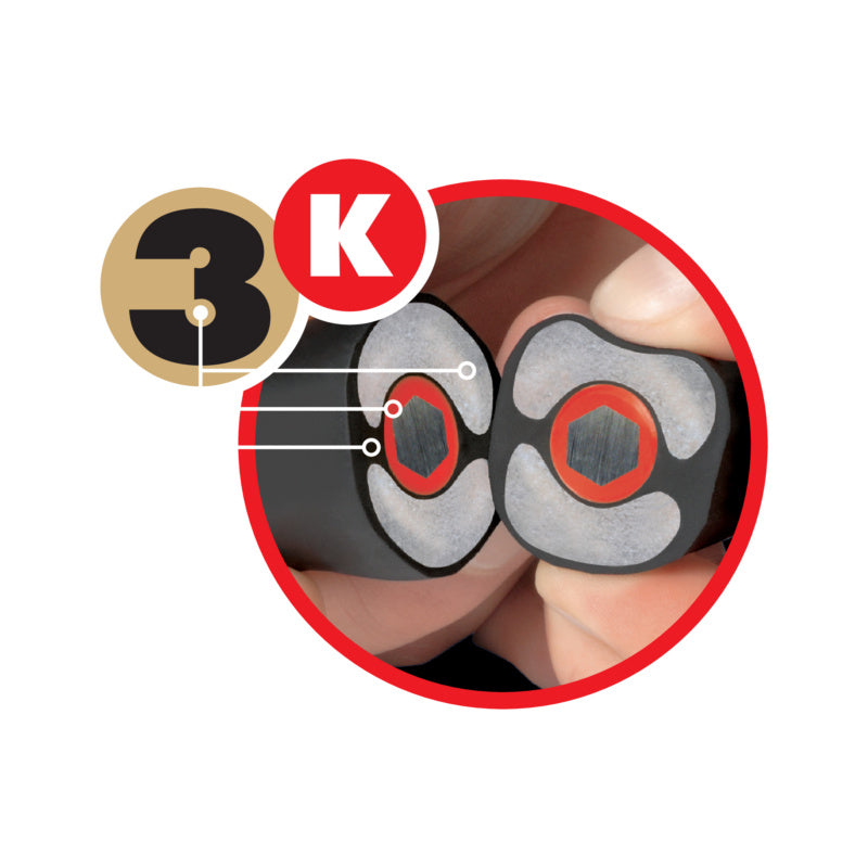 Würth Schraubendreher 6-teilig, mit flexiblem 3-Komponenten-Griff