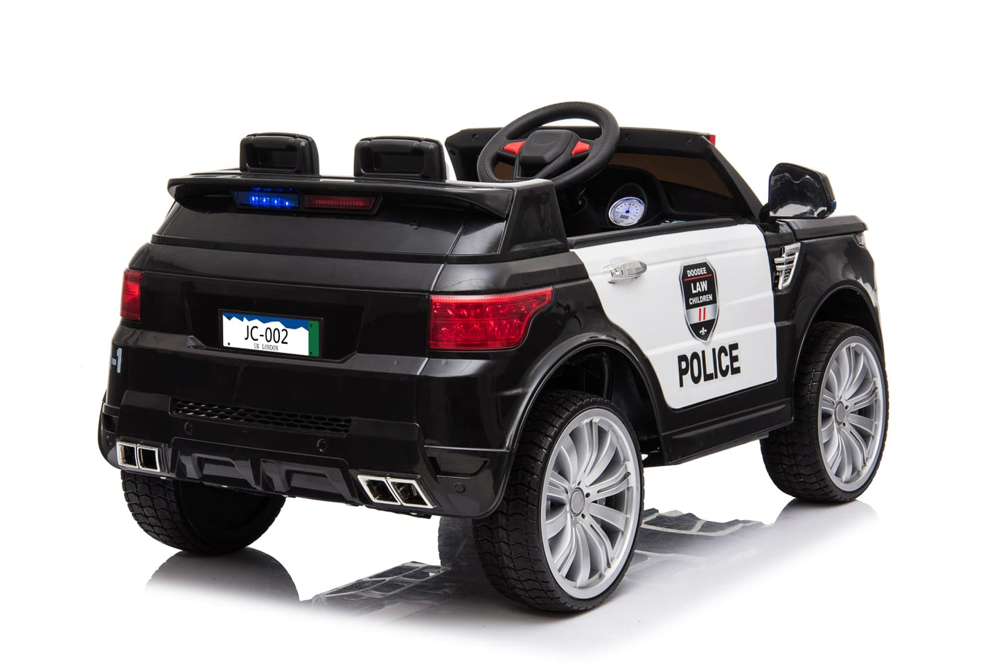 Kinderfahrzeug Elektro Auto Kinder Auto Polizei 12V 2x35W USB MP3