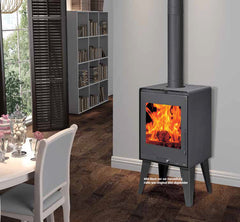 Design-Kaminofen Klassik Kamin Ofen Kaminofen EcoDesign 6,5kW EEK A+