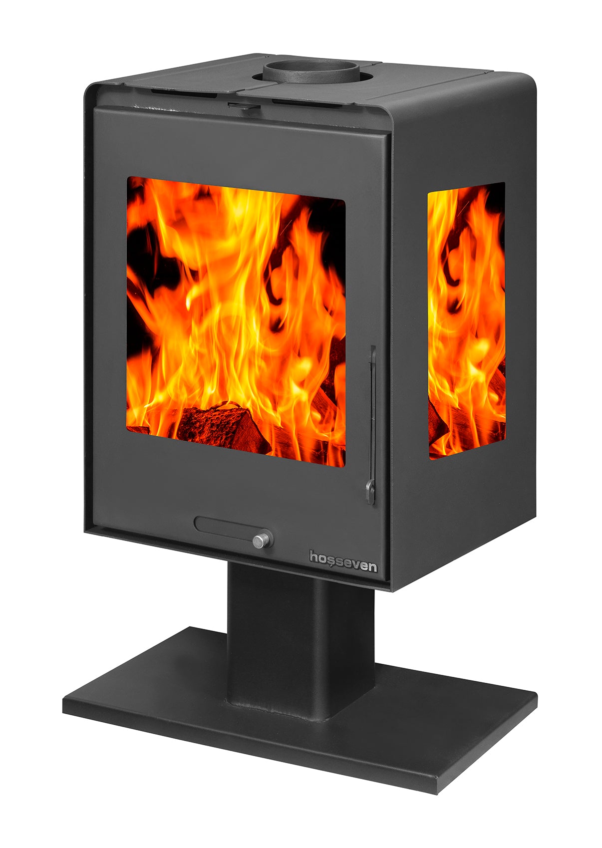 Design-Kaminofen Klassik Kamin Ofen Kaminofen EcoDesign 6,5 kW EEK A+