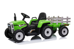Kinder Elektroauto Traktor Anhänger Kinderauto Kinderfahrzeug Usb Mp3
