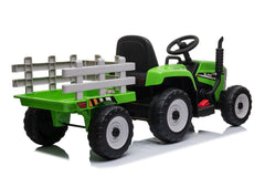 Kinder Elektroauto Traktor Anhänger Kinderauto Kinderfahrzeug Usb Mp3