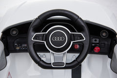 Audi Tt Rs Cabrio mit Fernbedienung Usb und Mp3 Anschluss 2x30W Motoren und 12V