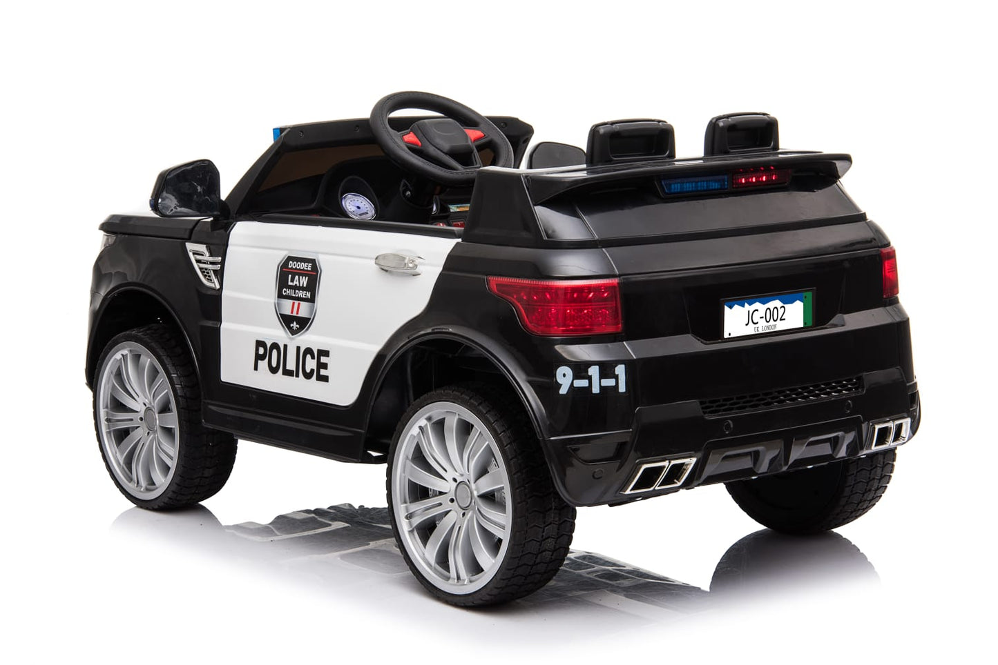 Kinderfahrzeug Elektro Auto Kinder Auto Polizei 12V 2x35W USB MP3