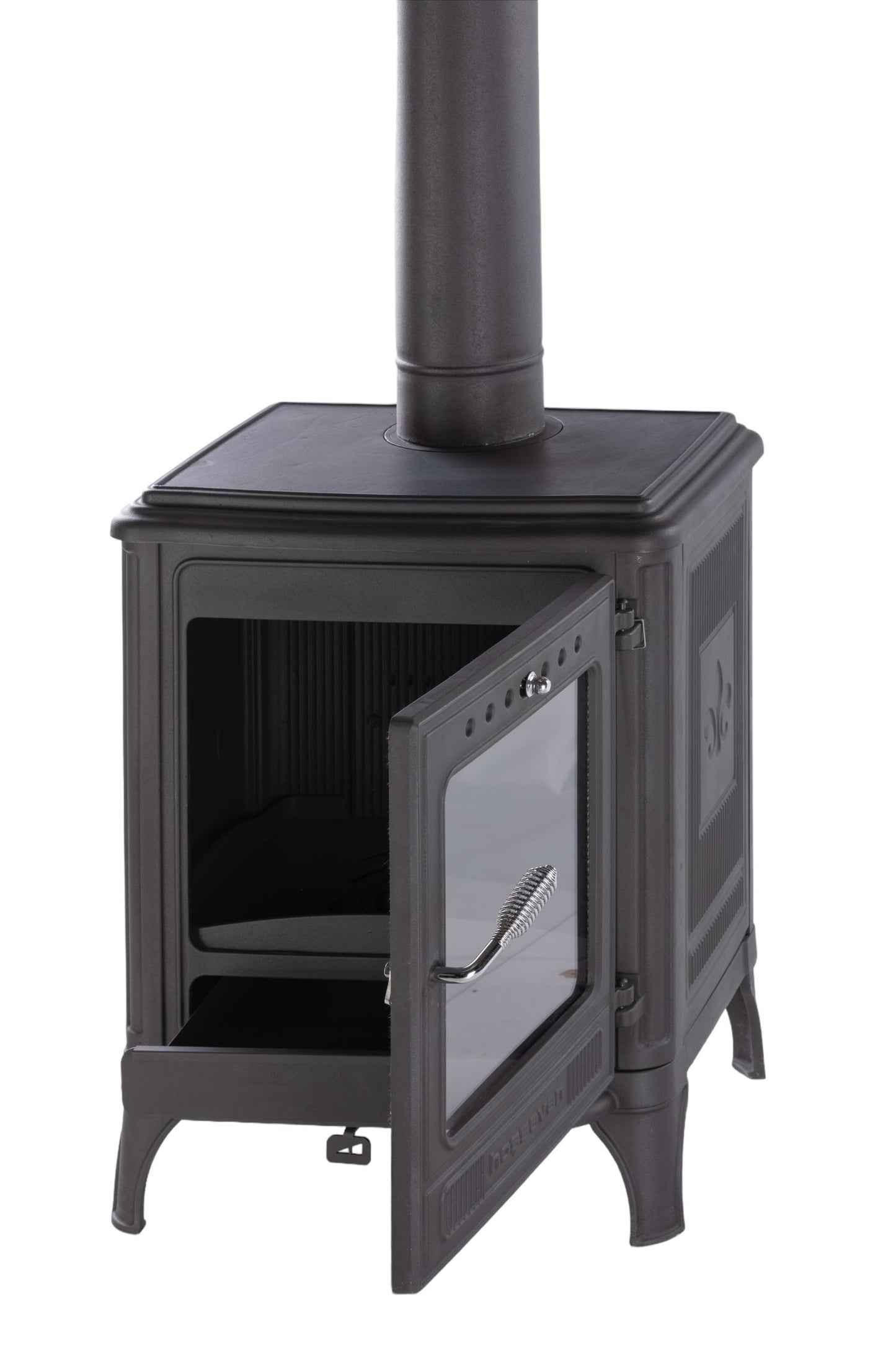 Design-Kaminofen Klassik Kamin Ofen Kaminofen Guss Ofen 7kW EEK A+ 130mm