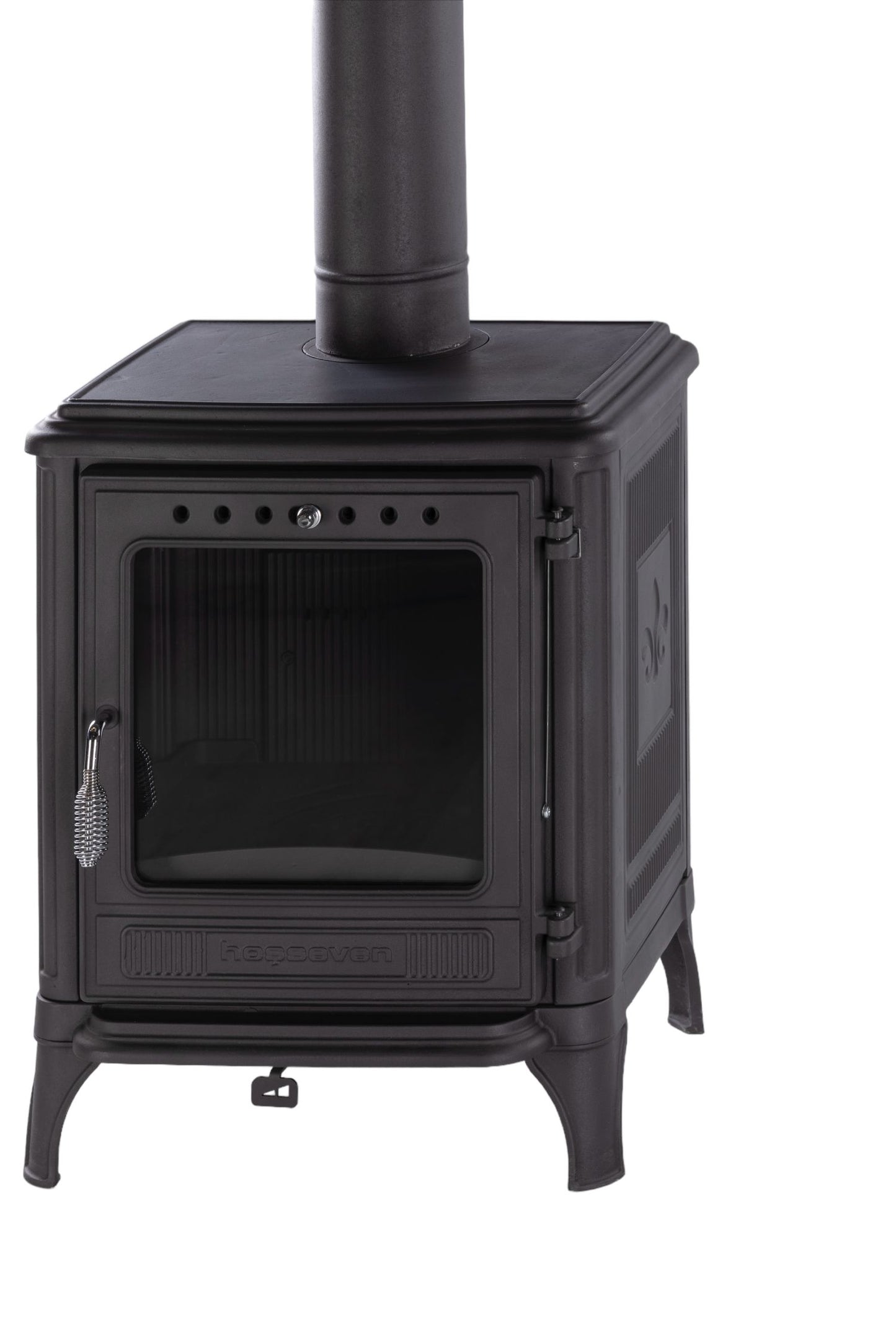 Design-Kaminofen Klassik Kamin Ofen Kaminofen Guss Ofen 7kW EEK A+ 130mm