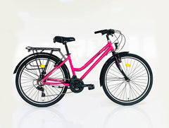 24 Zoll Alu Fahrrad Cityrad 24 Mädchen Fahrrad Rad 21G Rh 38 cm STVO