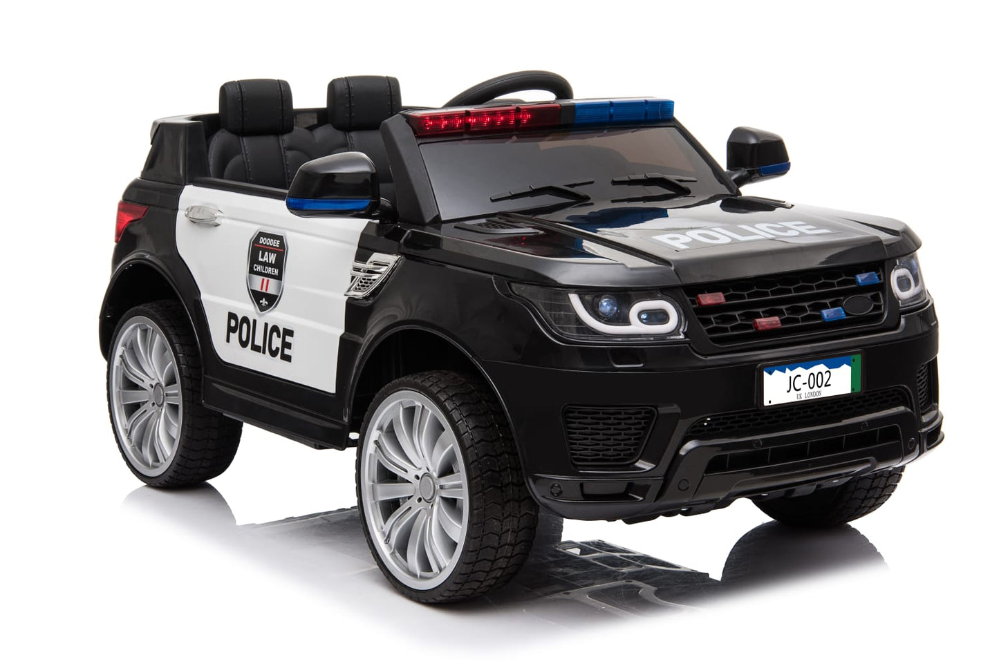 Kinderfahrzeug Elektro Auto Kinder Auto Polizei 12V 2x35W USB MP3