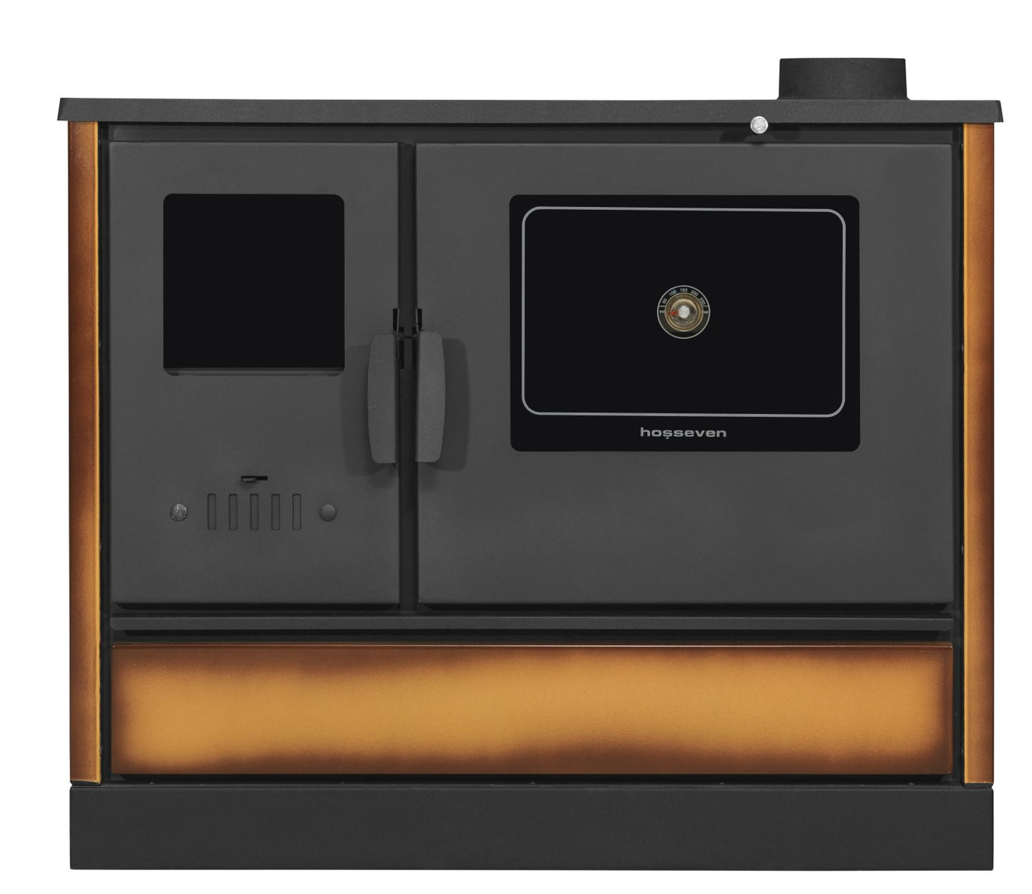 Küchenofen Holzherd Kaminofen Herd Gusseisen 7,9KW BimSchV2 EEK A+